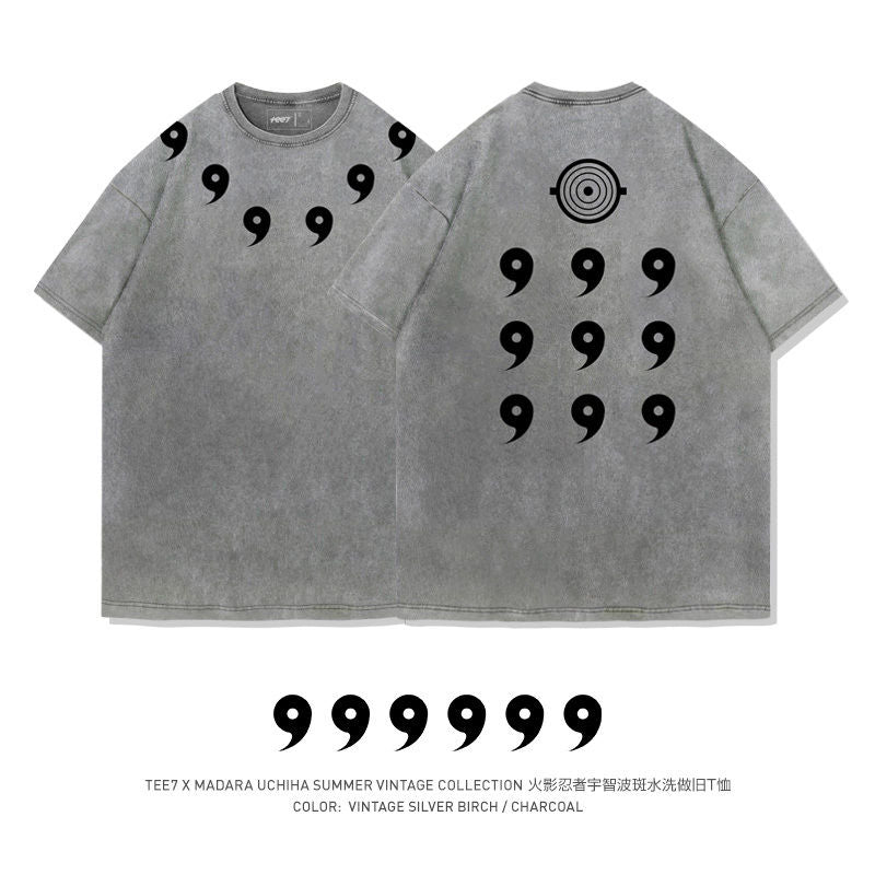 T-SHIRT NARUTO MERCH 100% COTON