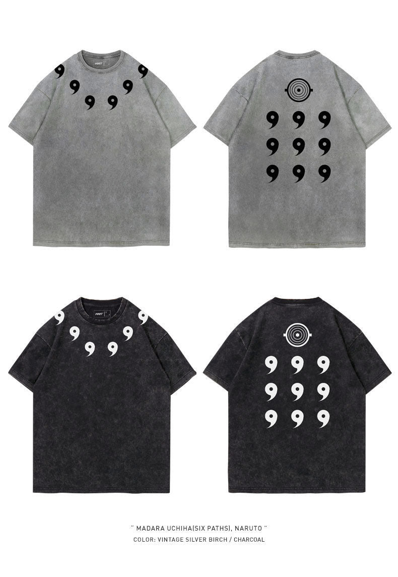 T-SHIRT NARUTO MERCH 100% COTON