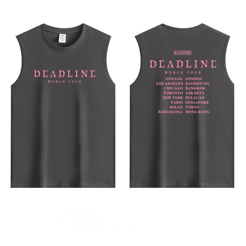 T-SHIRTS BLACKPINK DEADLINE 100% COTON