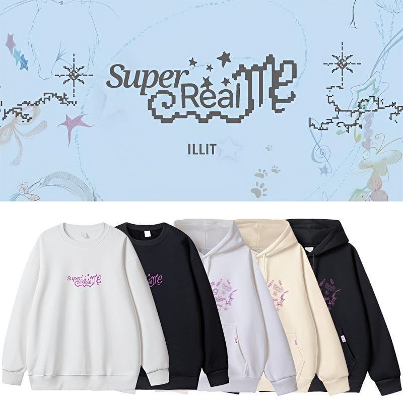 Sweat à capuche Illit Super Real Me