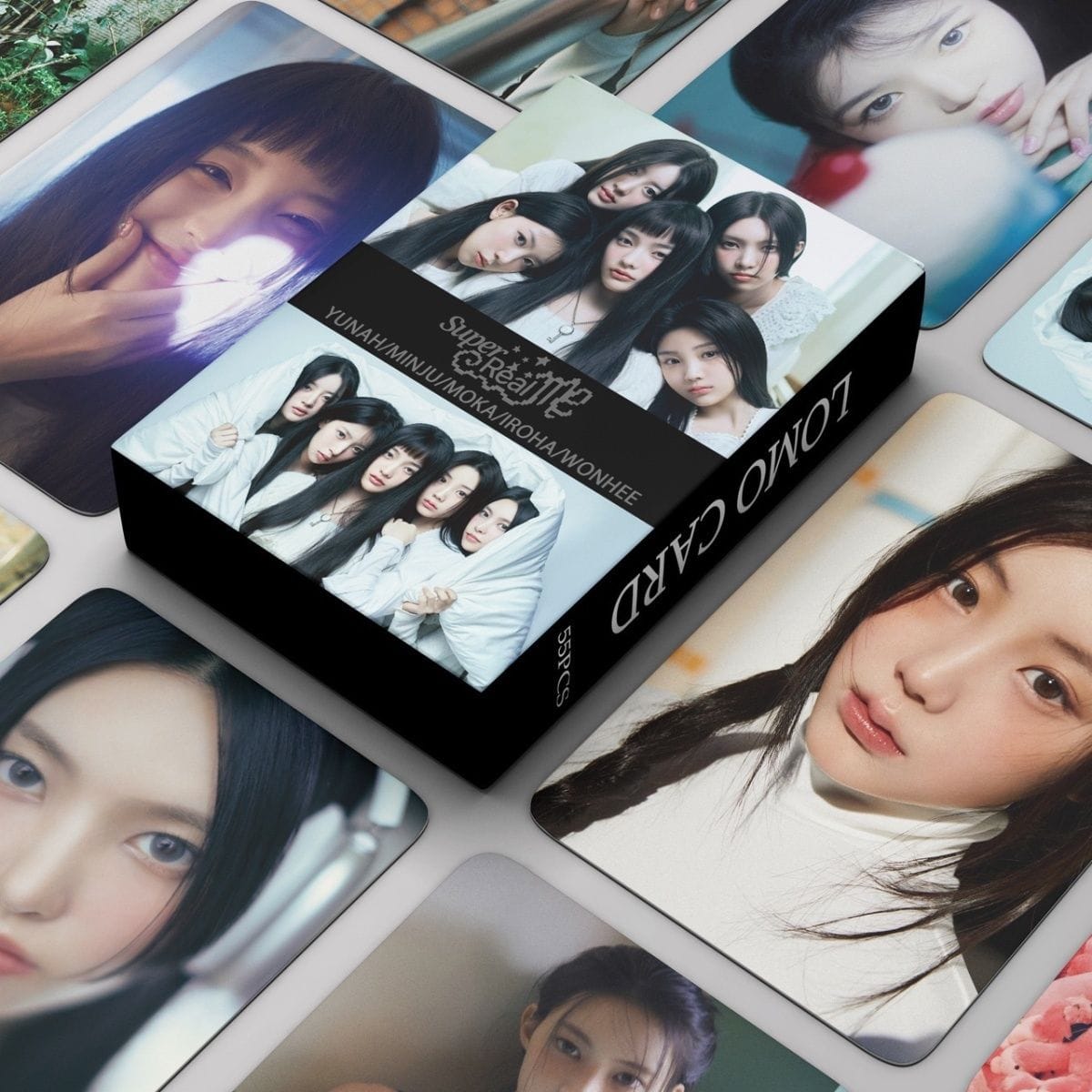 CARTES PHOTO ILLIT SUPER REAL ME 55 PIÈCES