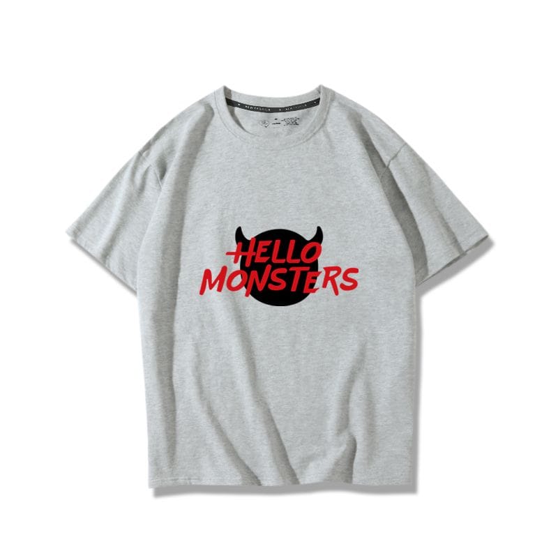 T-SHIRT BÉBÉ MONSTRE BONJOUR MONSTRE 100% COTON