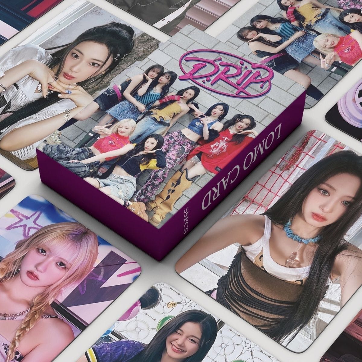 CARTES PHOTO BABYMONSTER DRIP 55 PIÈCES