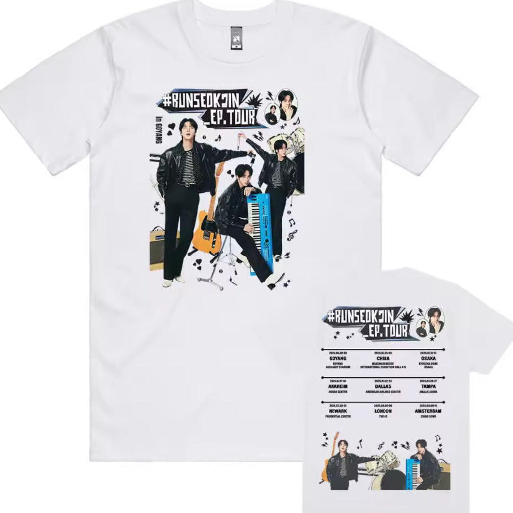T-SHIRTS JIN RUNSEOKJIN TOUR 100% COTON - PLUSIEURS OPTIONS !✨