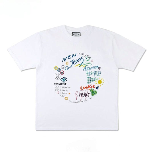 T-SHIRT NEWJEANS 100% COTON