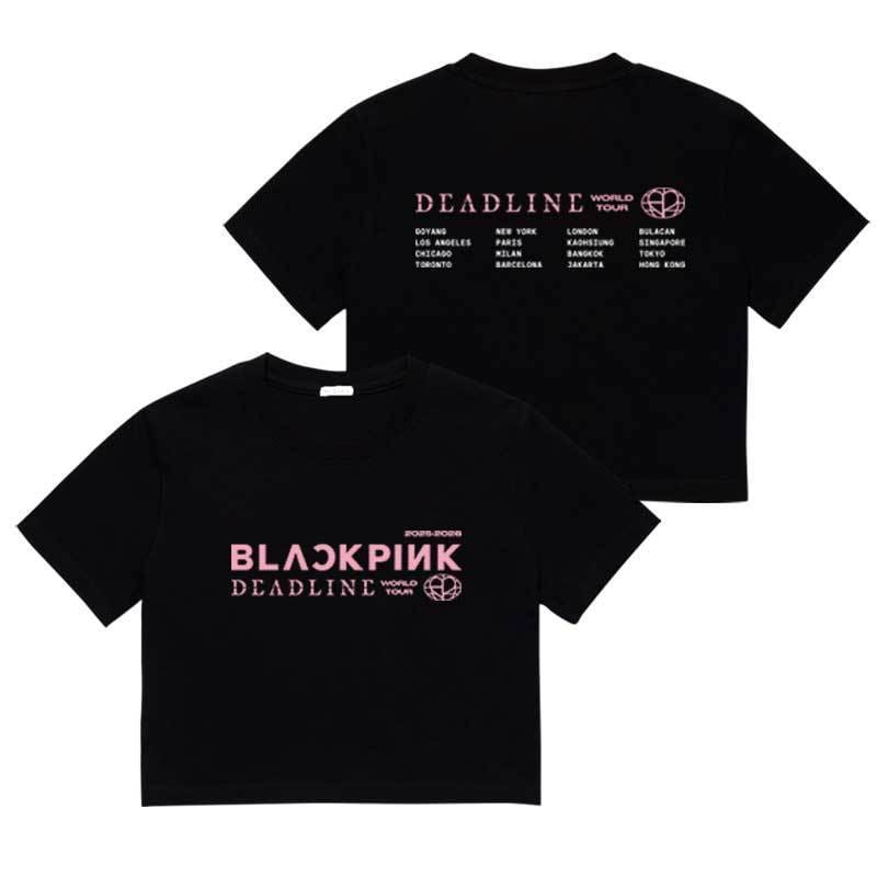 T-SHIRT/PANTALON COURT BLACKPINK DEADLINE 100 % COTON