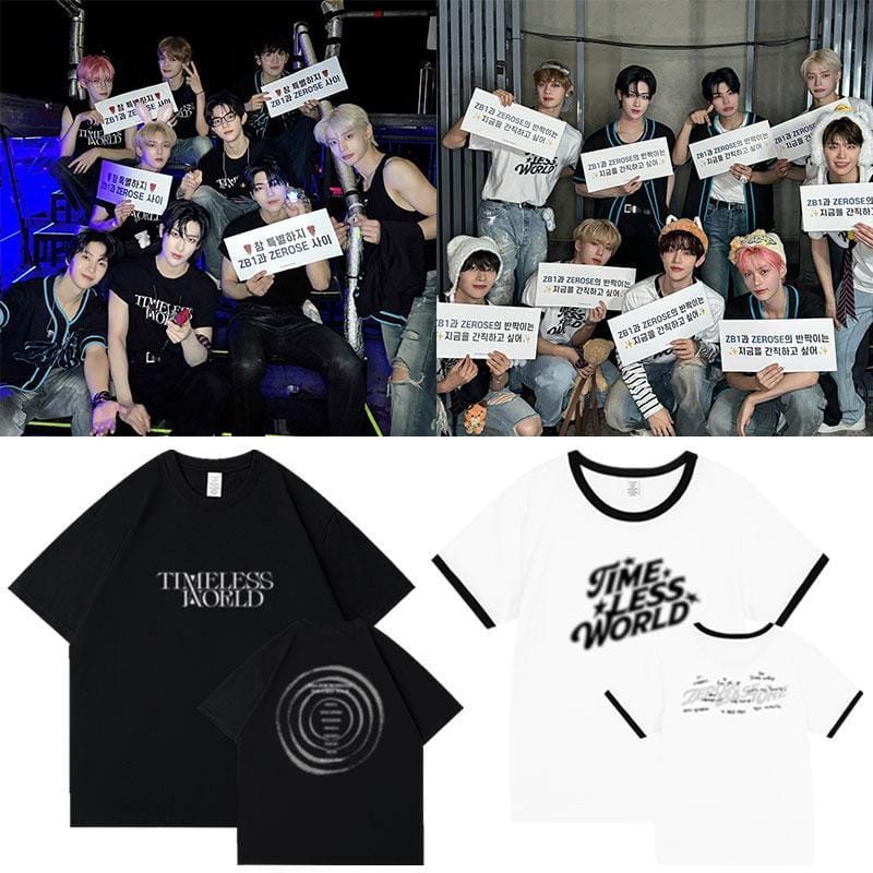 T-SHIRT ZB1 ZERO BASE ONE 100% COTON