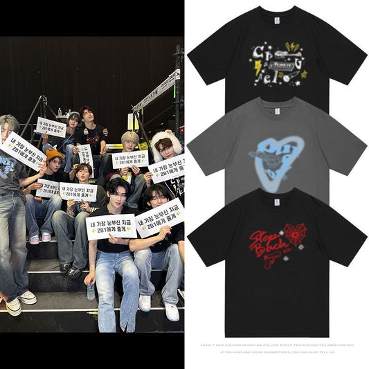 T-SHIRT ZB1 ZERO BASE ONE 100% COTON