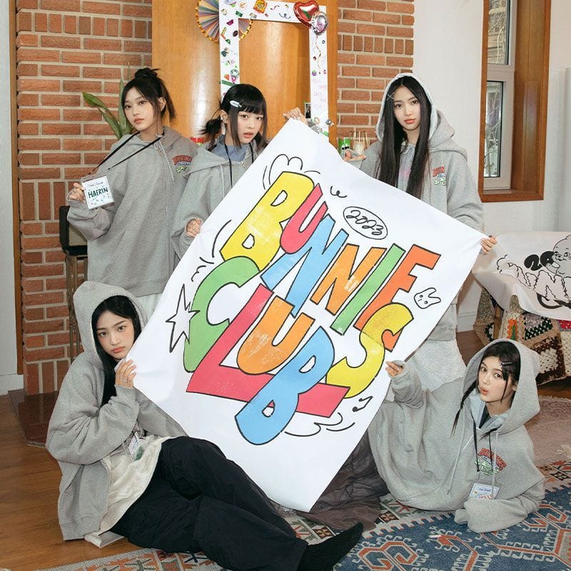 Sweat à capuche et pantalon Newjeans Bunny Camp