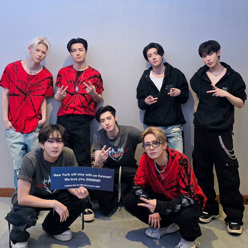 Sweat à capuche ENHYPEN Walk the Line 2025