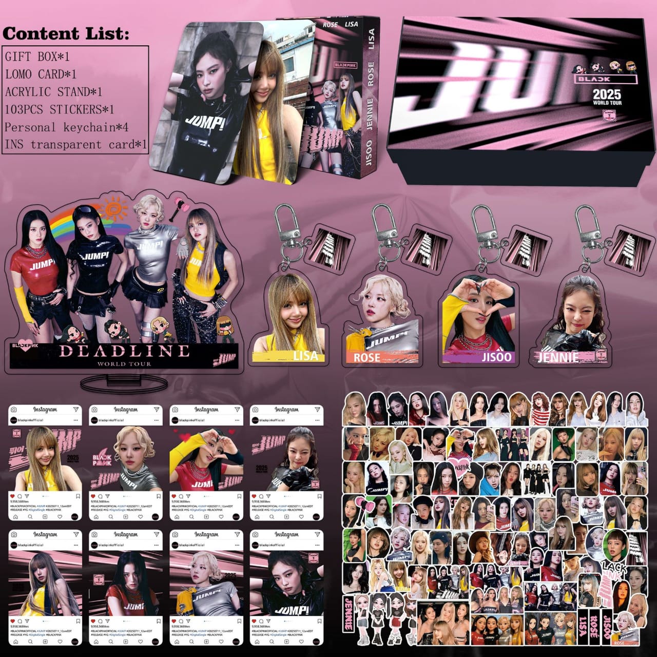 COFFRET CADEAU BLACKPINK DEADLINE JUMP