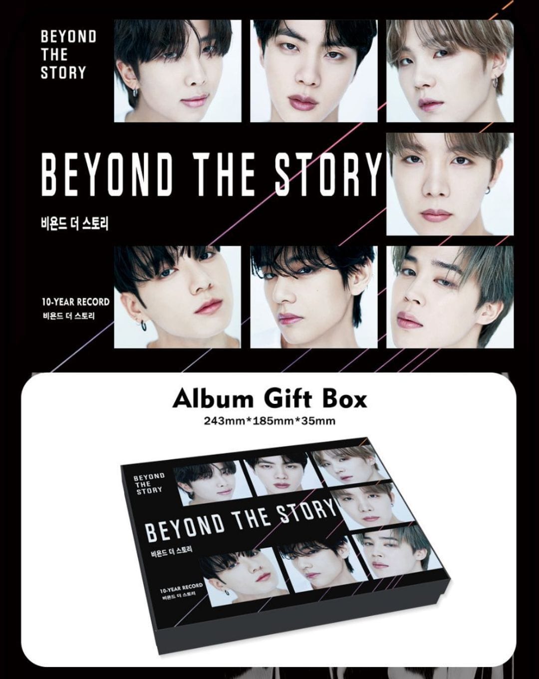 Coffret cadeau BTS Beyond the Story