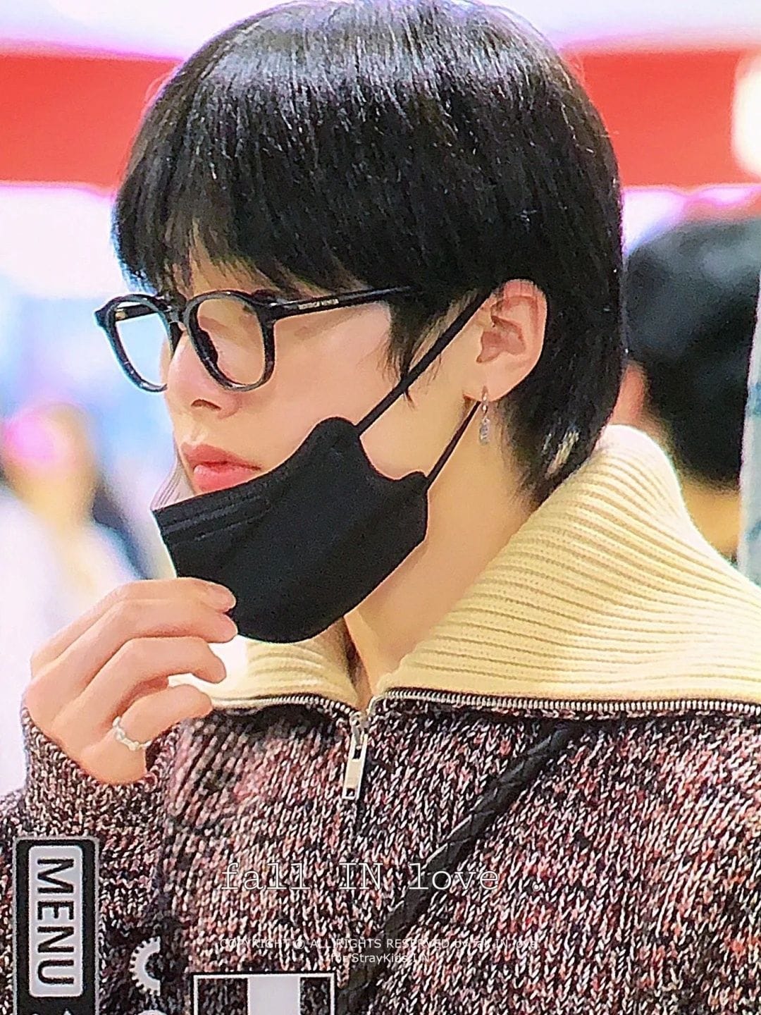 STRAY KIDS BOUCLES D'OREILLES STAY FALL IN LOVE