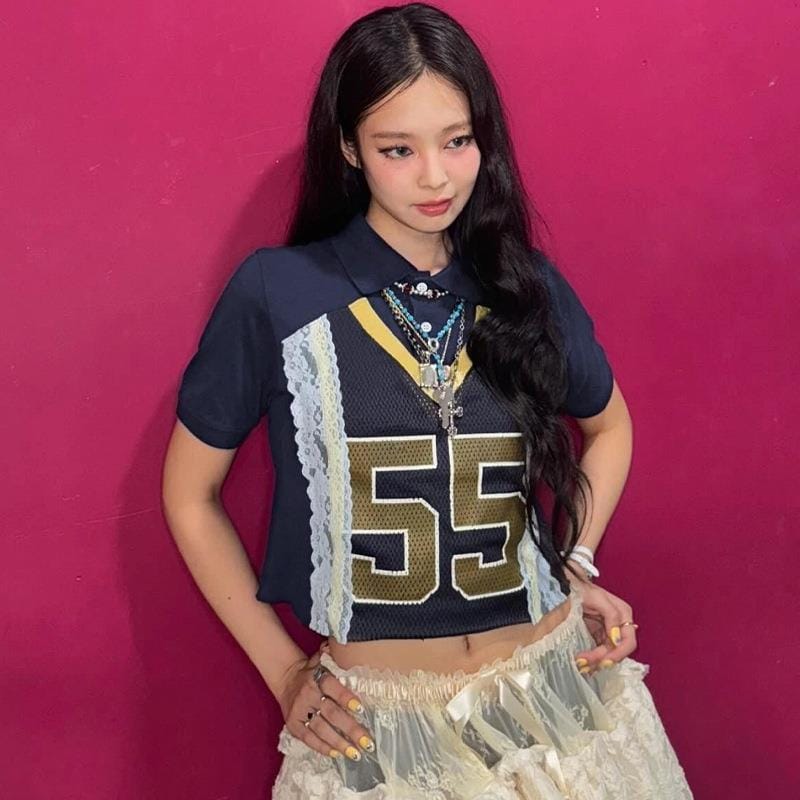 JENNIE (BLACKPINK) T-SHIRTS RUBIFY PAR JENNIE 100% COTON