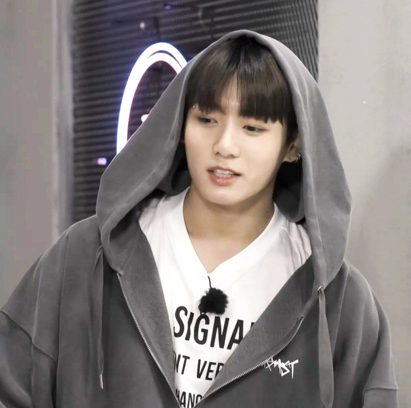 Sweat à capuche zippé BTS JUNGKOOK ARMYST
