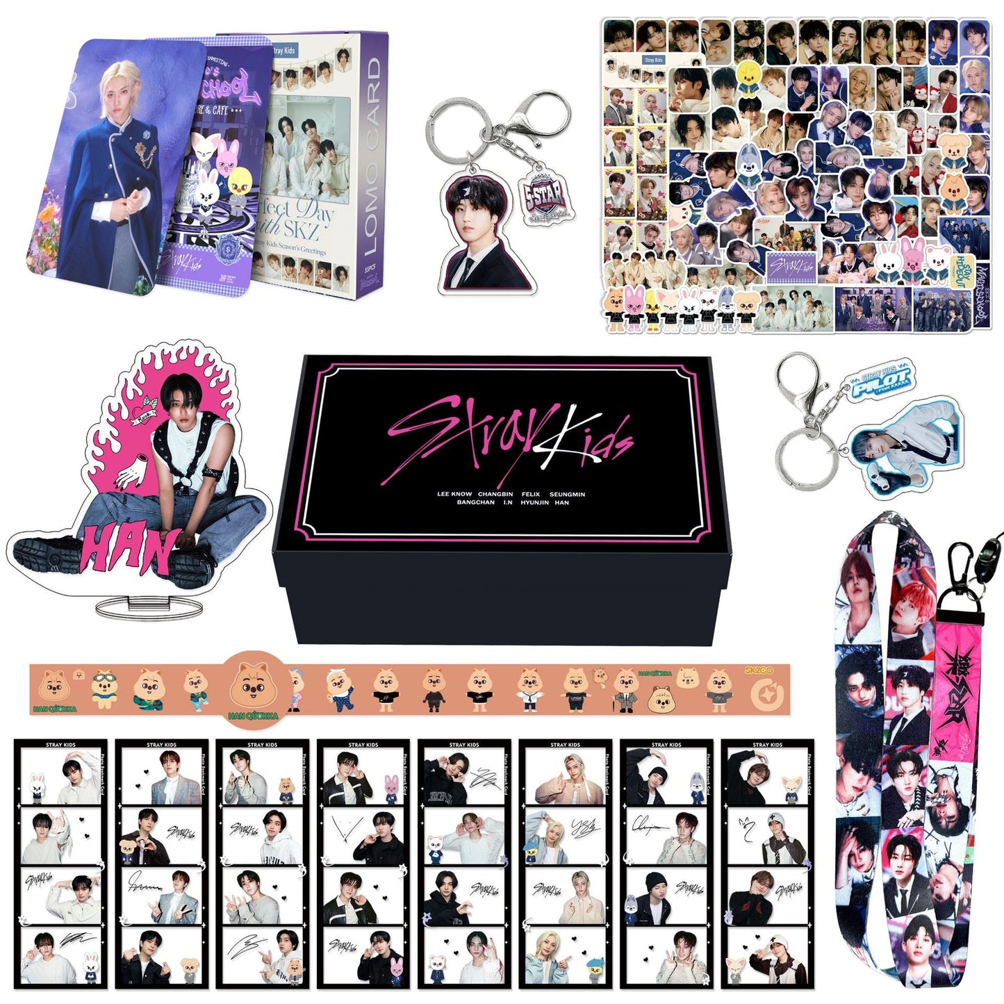 COFFRET CADEAU STRAY KIDS (TOUS LES MEMBRES)