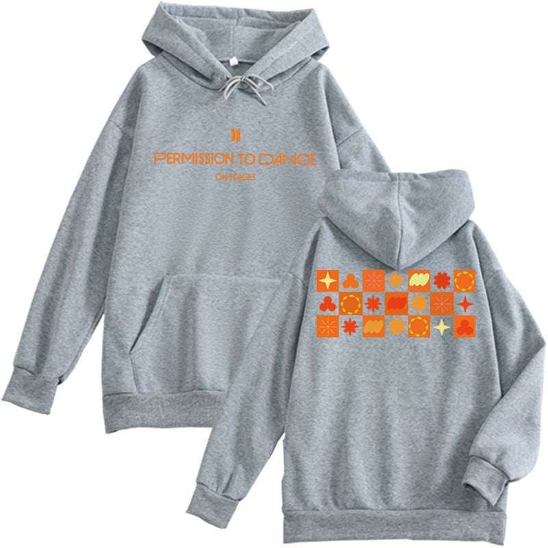 Sweat à capuche BTS PERMISSION TO DANCE (différentes couleurs)