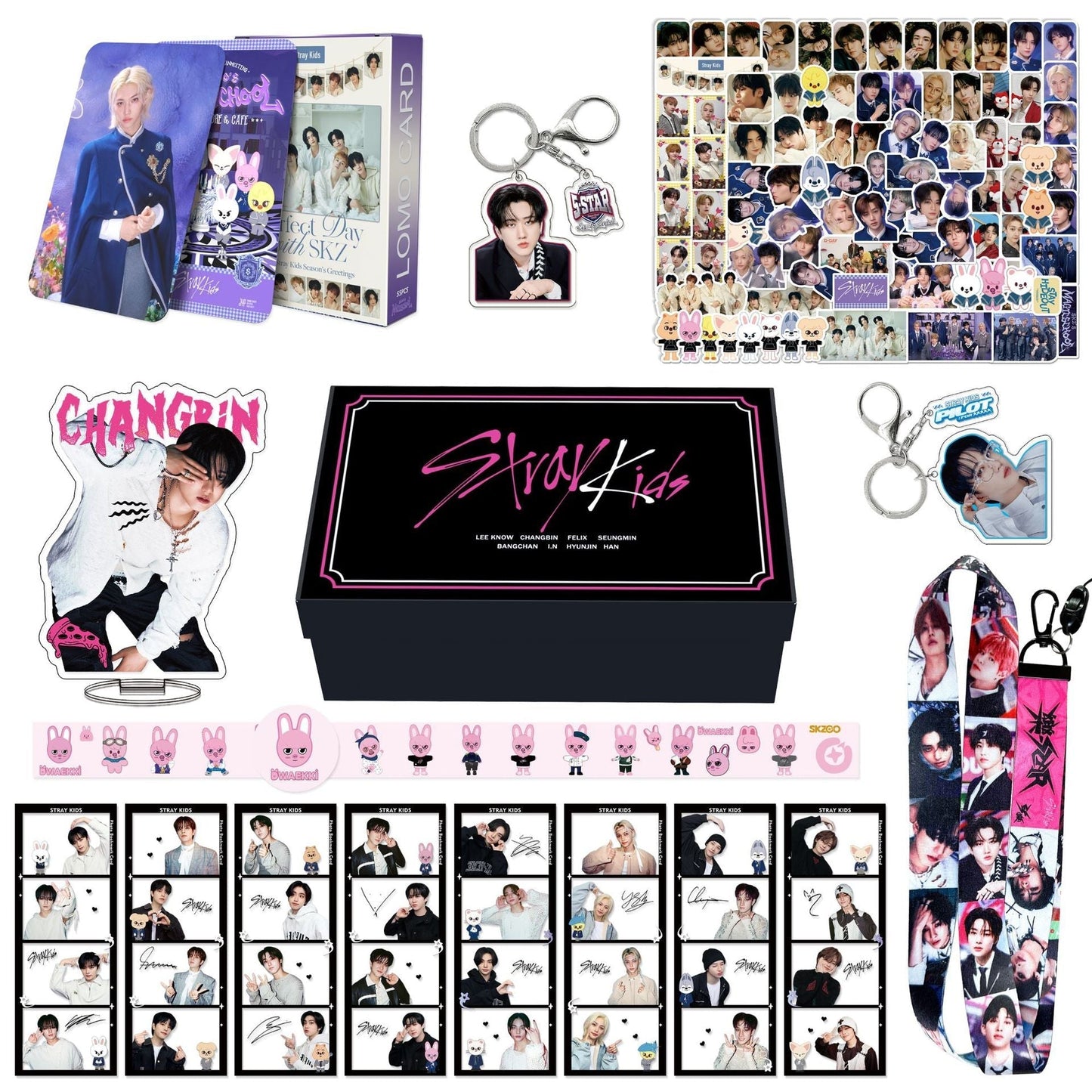 COFFRET CADEAU STRAY KIDS (TOUS LES MEMBRES)