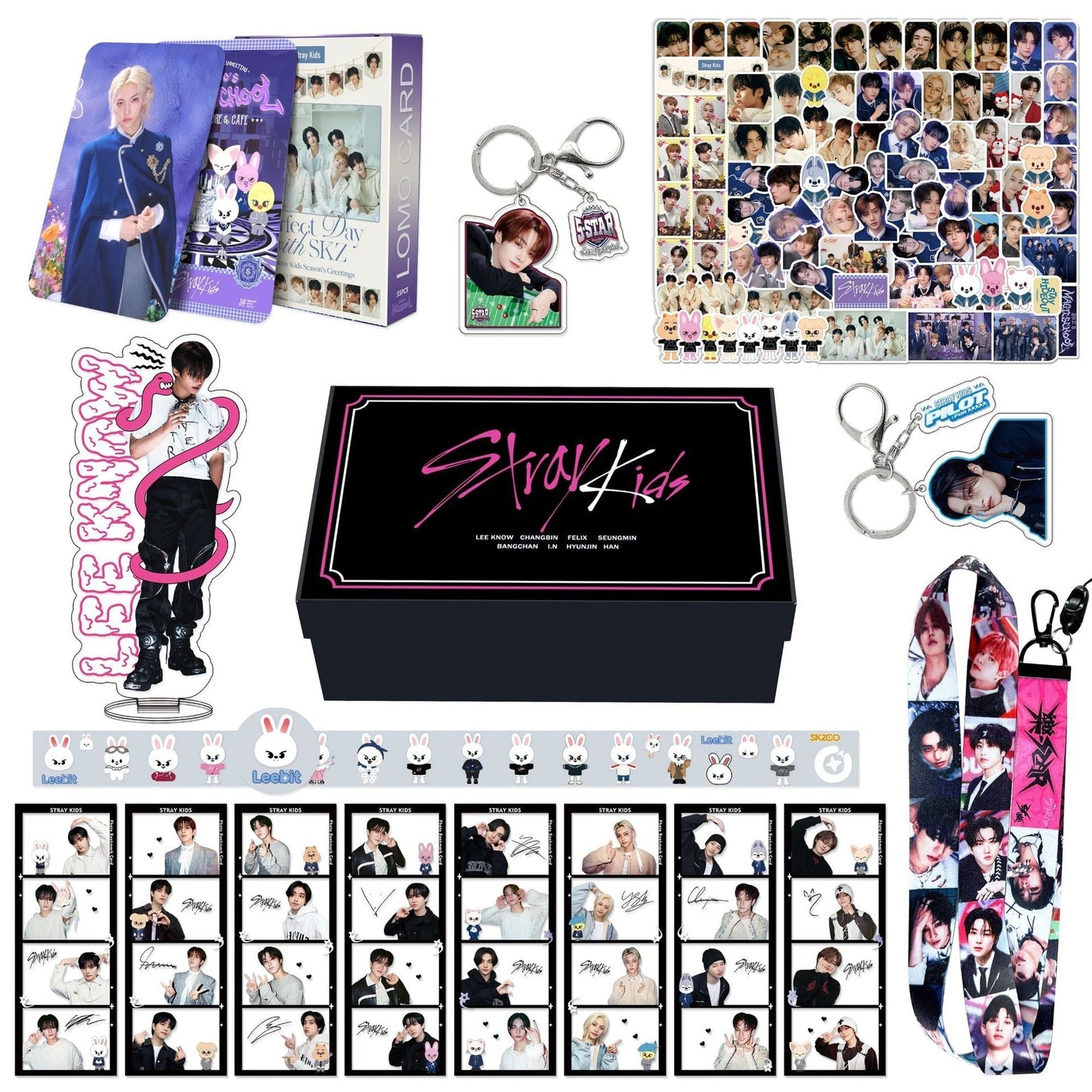 COFFRET CADEAU STRAY KIDS (TOUS LES MEMBRES)