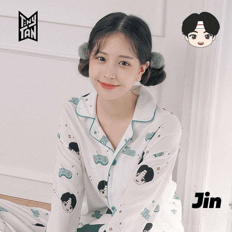 BTS MERCH TINY TAN MIC DROP PYJAMAS (tous les membres)