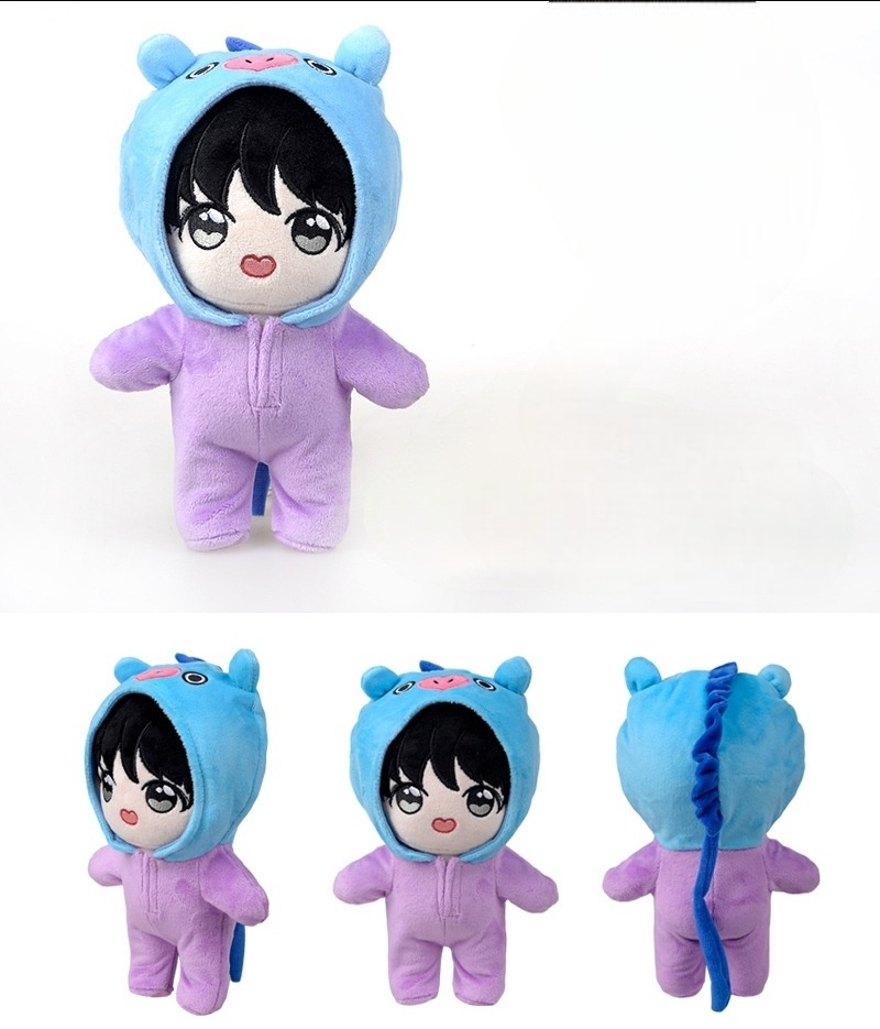 POUPÉE BTS + VÊTEMENTS BT21 (tous les membres)