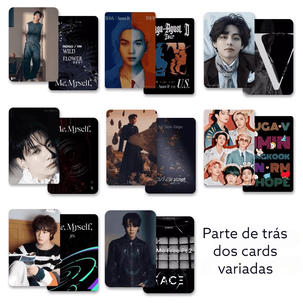 CARTES PHOTO BTS 10E ANNIVERSAIRE