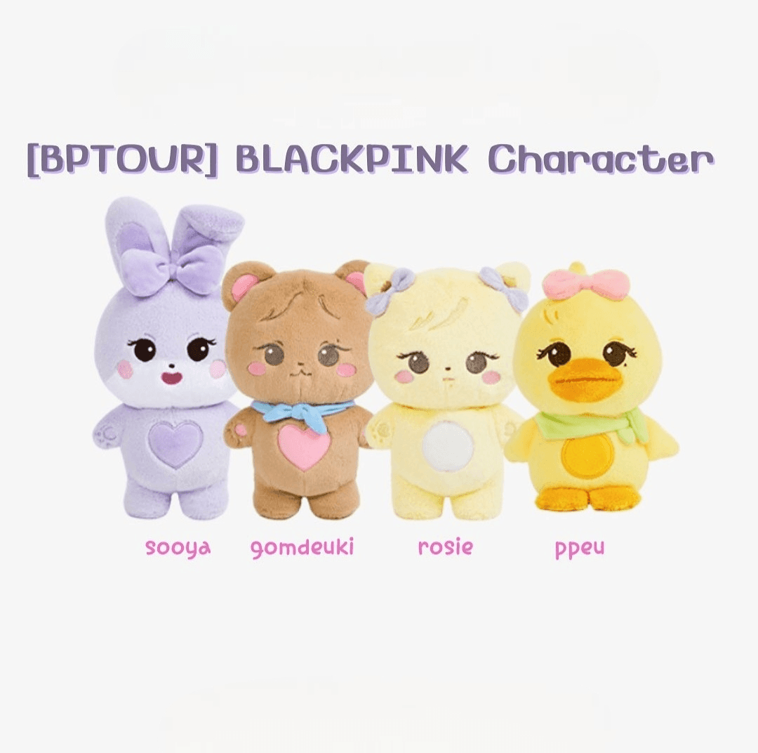 PELUCHE PERSONNAGE DE LA TOURNÉE BLACKPINK