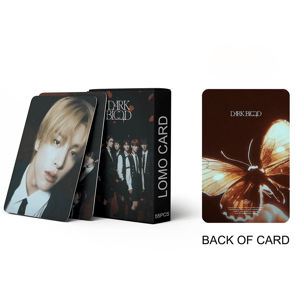 CARTES PHOTO ENHYPEN DARK BLOOD 55 PCS