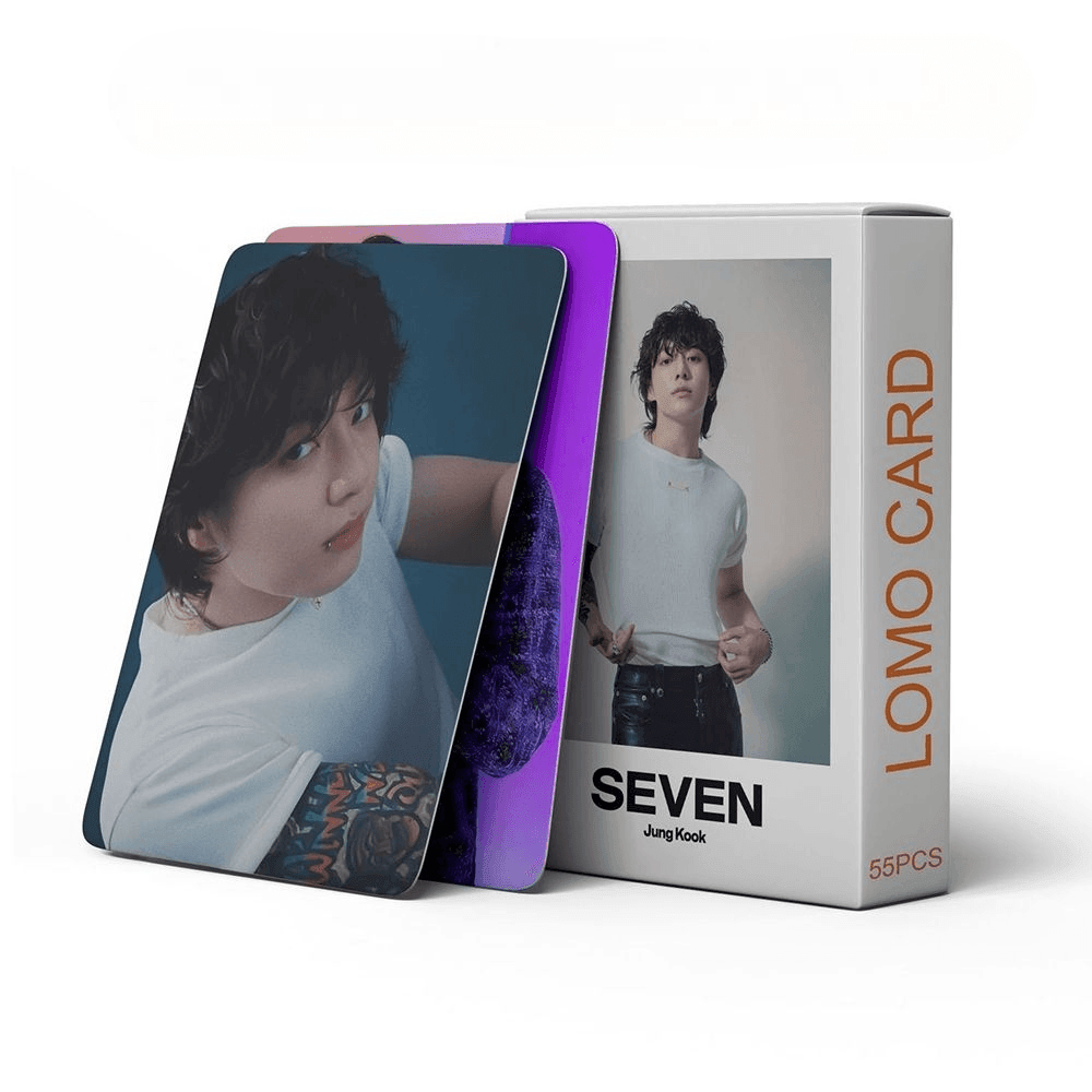 CARTES PHOTO JUNGKOOK SEVEN 55 PCS