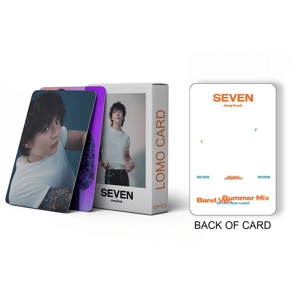 CARTES PHOTO JUNGKOOK SEVEN 55 PCS