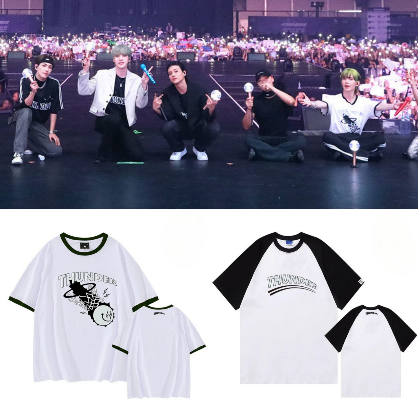 T-SHIRTS ATEEZ BREAK THE WALL 100 % COTON