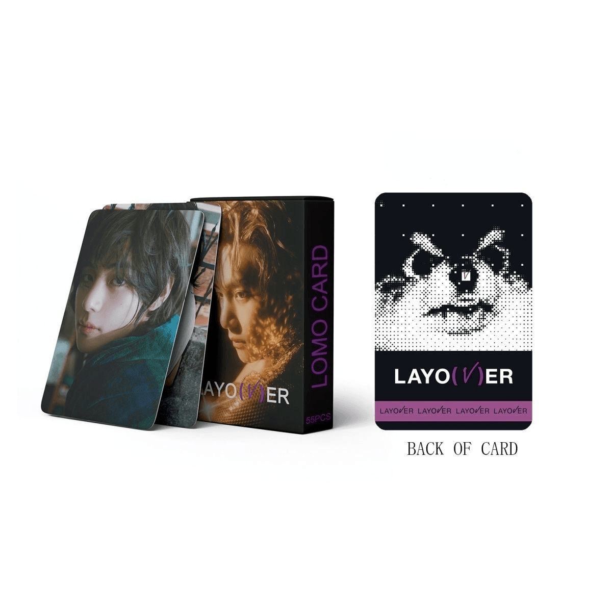 CARTES PHOTO V LAYOVER 55 PCS