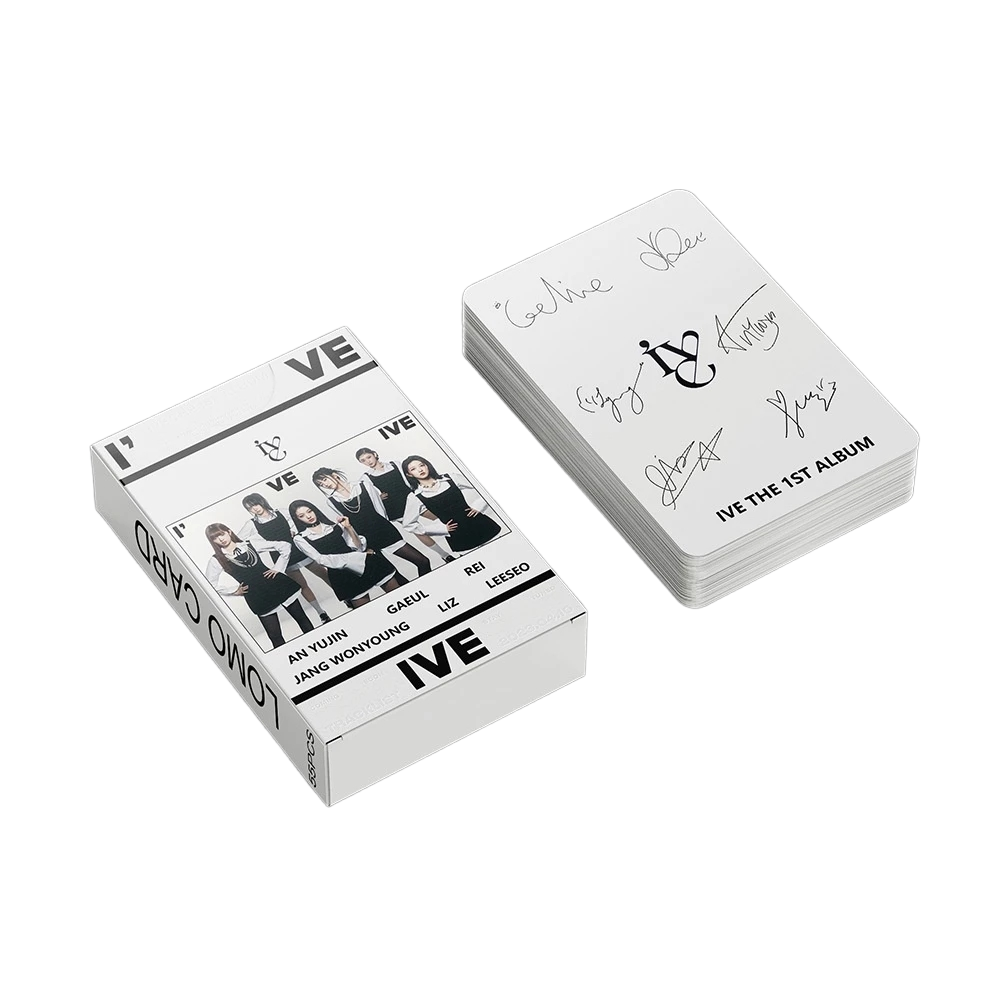 IVE MERCH I'VE PHOTOCARDS 55 PIÈCES