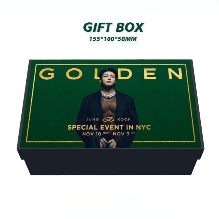 KIT DORÉ BTS JUNGKOOK AVEC 159 PIÈCES (COFFRET CADEAU AVEC/DIVERS ARTICLES !✨)