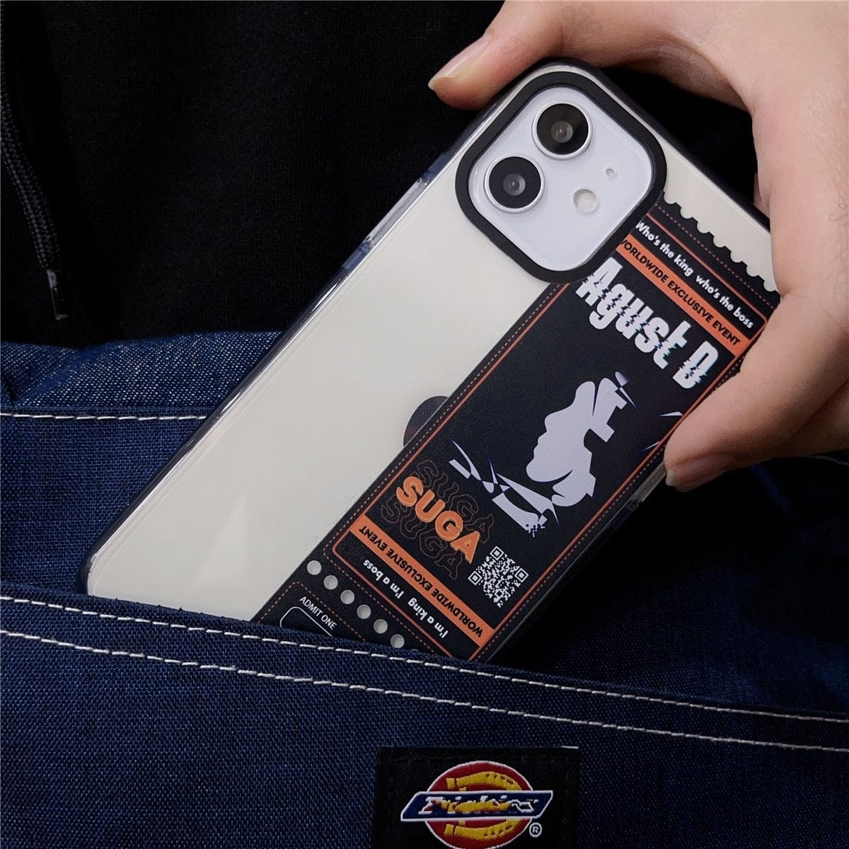 COQUE DE TÉLÉPHONE PORTABLE SUGA AGUST D - IPHONE DIFFÉRENTS MODÈLES !