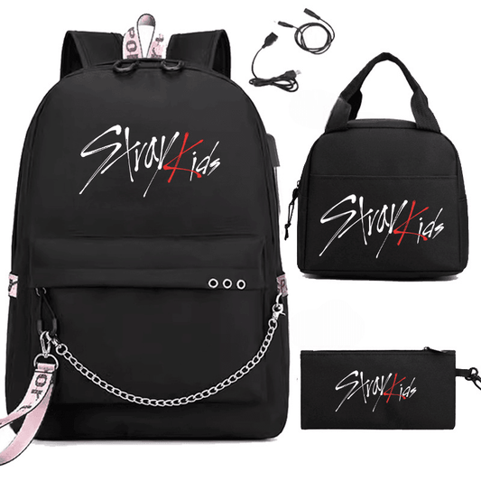 ENSEMBLE DE SACS À DOS STRAY KIDS (3 modèles différents !)
