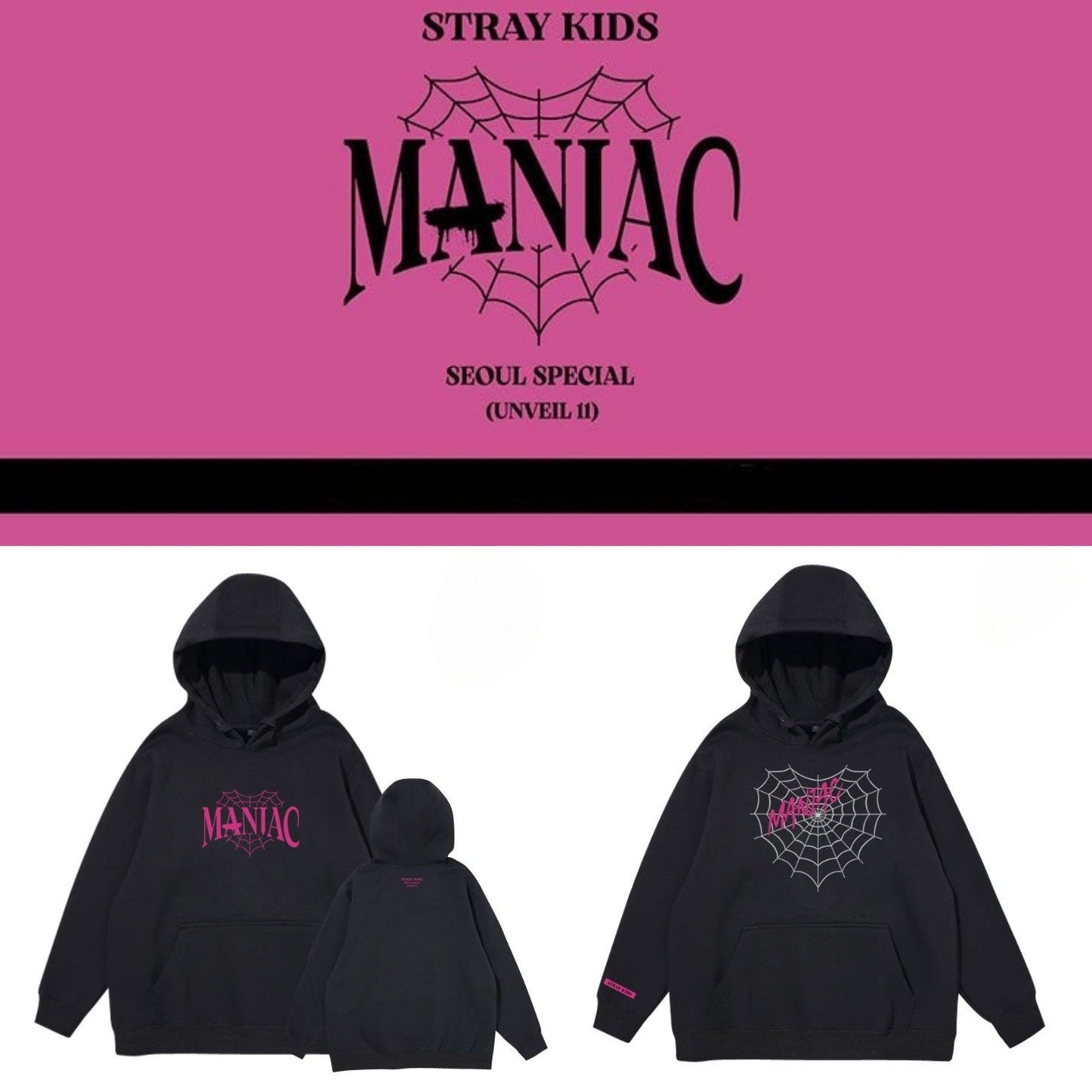 Sweat à capuche Maniac Stray Kids