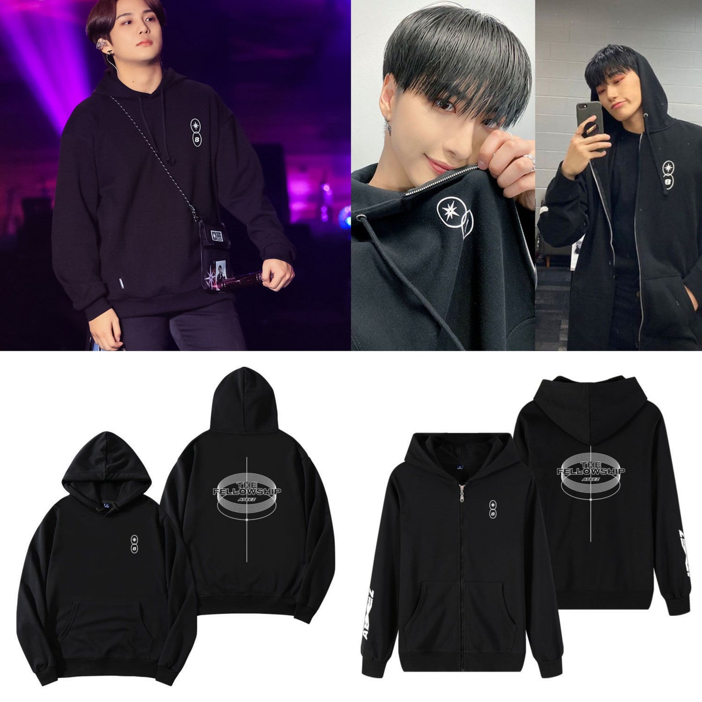 Sweat à capuche ATEEZ Merch Début de la fin