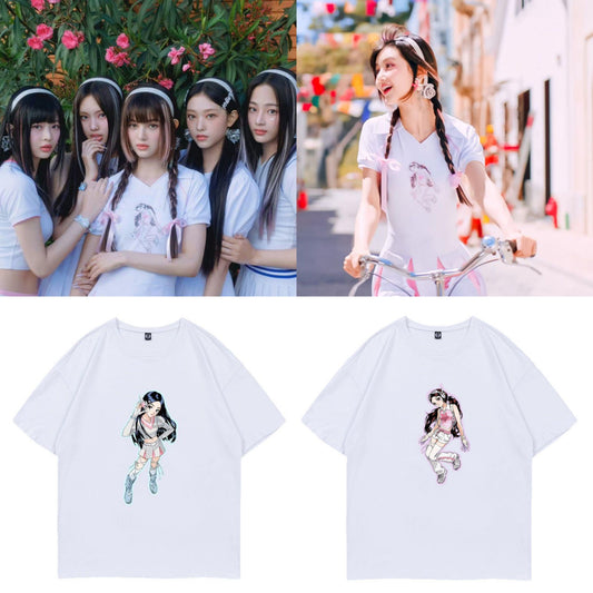 T-SHIRT NEWJEANS GET UP - SUPER TIMIDE