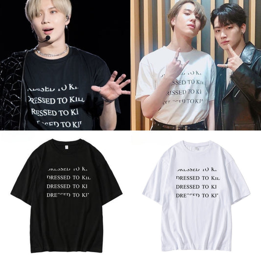 T-SHIRT SHINEE « DRESSED TO KILL » 100 % COTON