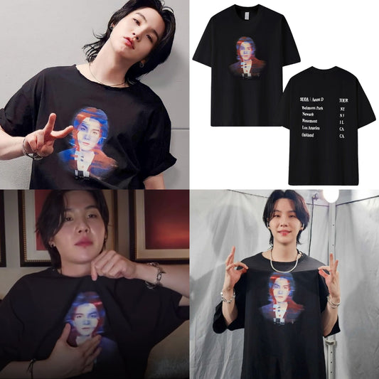 T-SHIRT SUGA AGUST D D'DAY 100% COTON