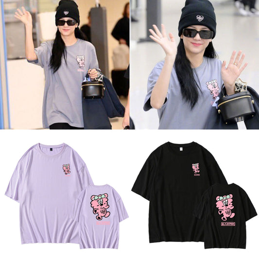 T-SHIRTS BLACKPINK BORN PINK 100% COTON (4 couleurs)