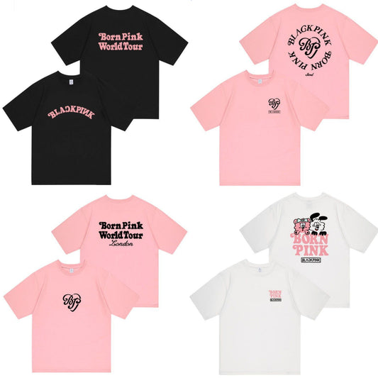 T-SHIRTS BLACKPINK BORN PINK 100% COTON