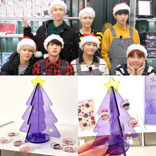 DÉCORATION DE SAPIN DE NOËL EN ACRYLIQUE/ARMY♡BTS