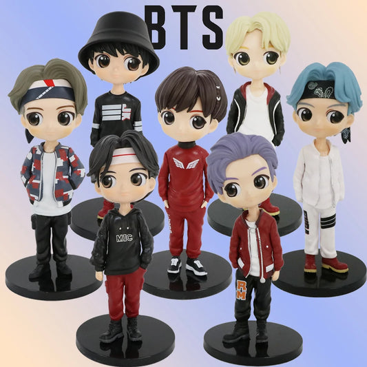 BTS TINY TAN MIC DROP 7 PIÈCES