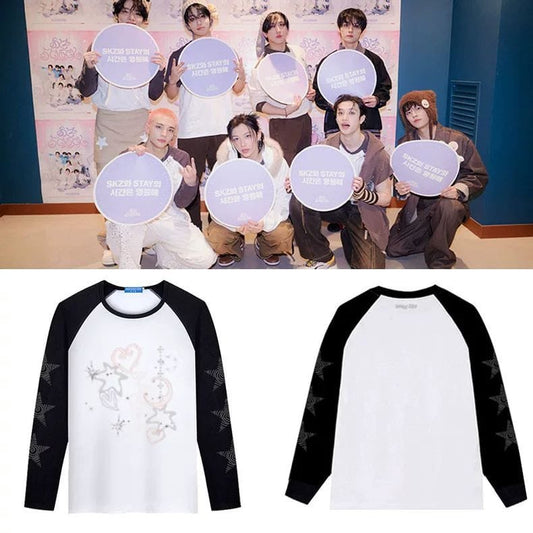 T-SHIRT À MANCHES LONGUES STRAY KIDS SKZ 5'CLOCK