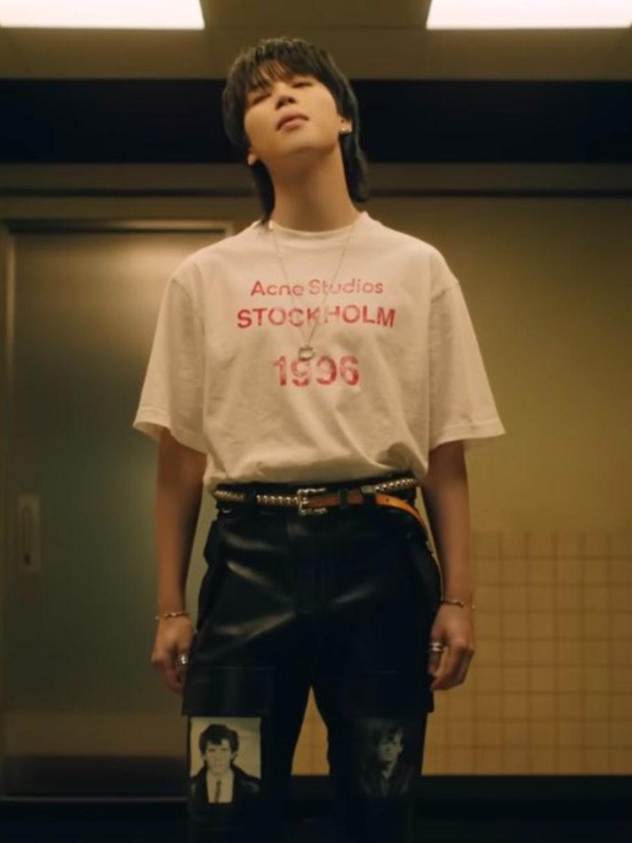 T-SHIRT JIMIN FACE COMME UN FOU 100% COTON
