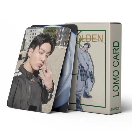 CARTES PHOTO JUNGKOOK GOLDEN