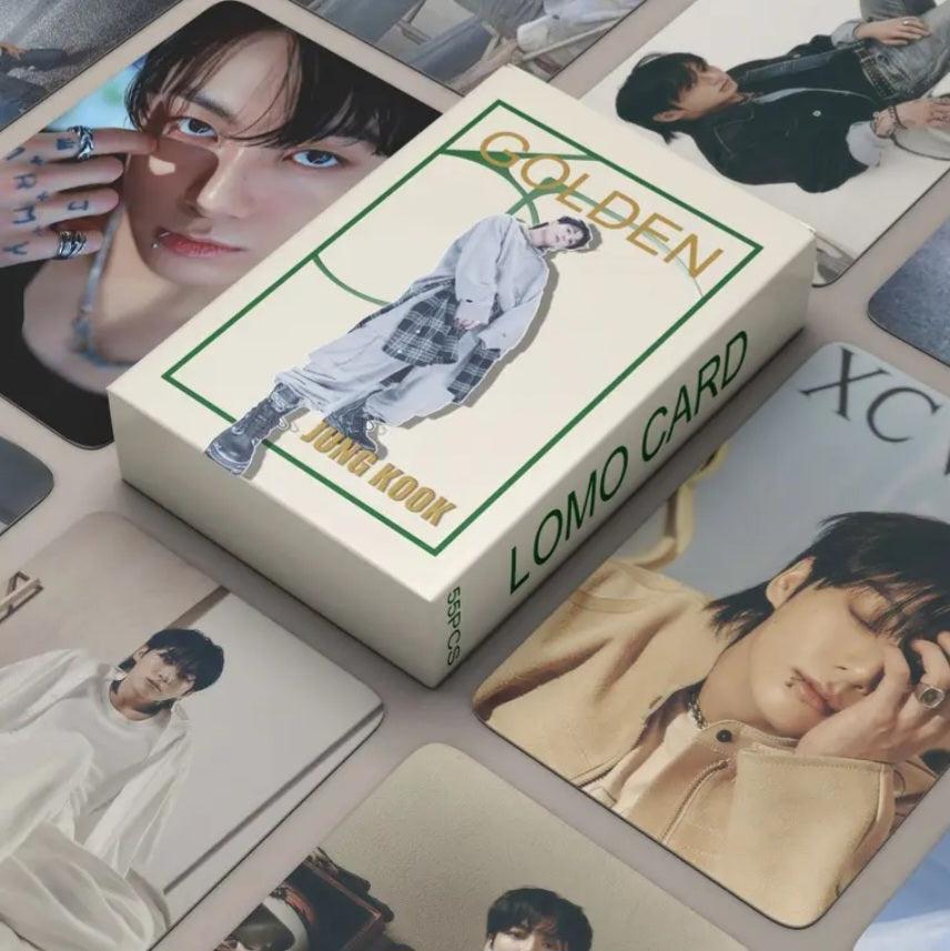 CARTES PHOTO JUNGKOOK GOLDEN
