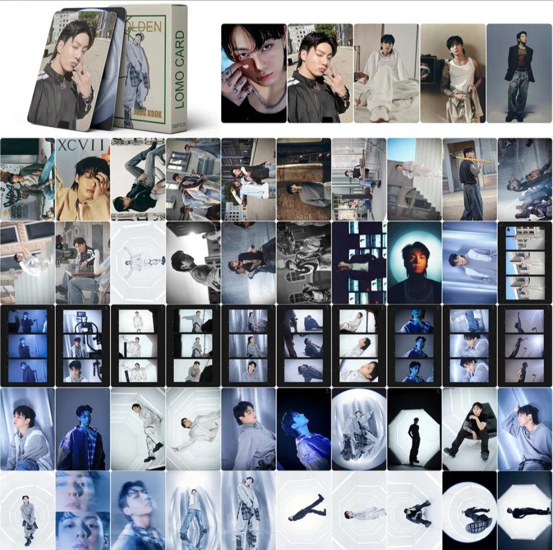 CARTES PHOTO JUNGKOOK GOLDEN